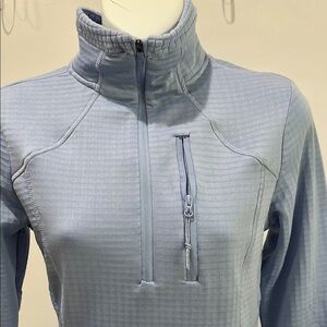 New With Tag Active Spyder Fitted Zip Front Light Blue Hoodie, Size XS